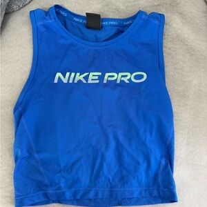 Nike Royal Blue Performance Crop Tank